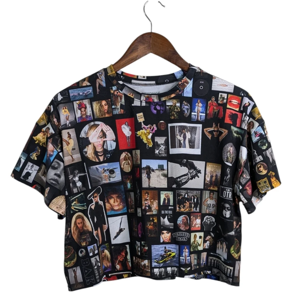 Beyonce | Tops | Beyonce Beysearch Collection Graphic Crop Top Medium ...